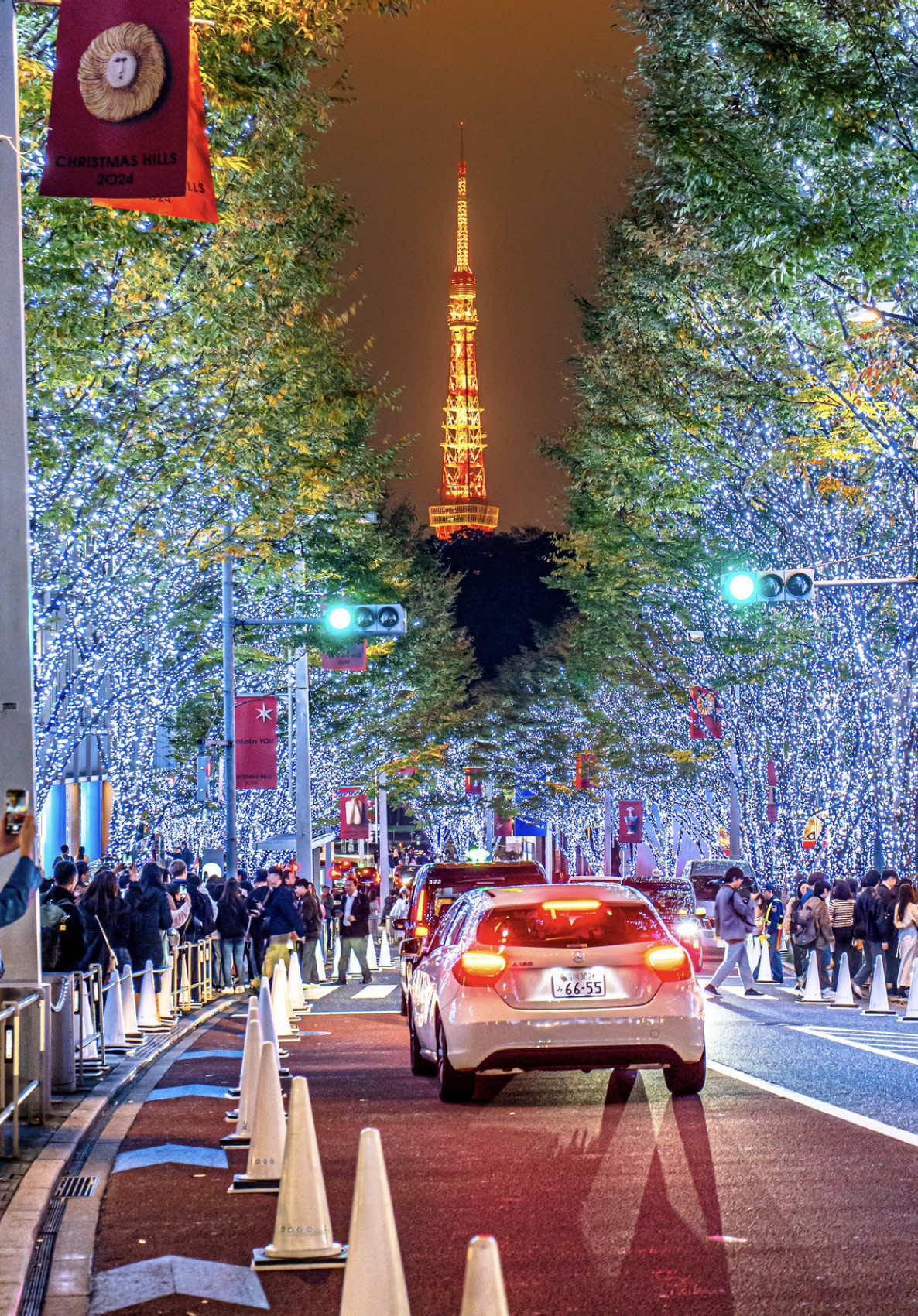 Roppongi Hills Christmas 2025  2025/11/04～12/25 17:00～23:00 六本木ヒルズでは、今年も東京の冬の風物詩である、「けやき坂イルミネーション」が点灯 約400m続くけやき坂の並木道を、幻想的な“SNOW＆BLUE”のLED約93万灯が彩ります。 #roppongi  #roppongihillschristmas  #tokyo #christmas  #けやき坂イルミネーション 