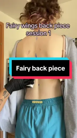 Can wait to post the results! One of the biggest back pieces i got to do, what do you think #fairywingstattoo #wingstattoo #backtattoo #fairytattoo #butterflytattoo 