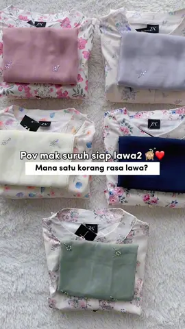 Pov mak suruh siap lawa2 ni pakai dianda kurung, tapi mana tang lawa? 😍❤️ #zoearisahnewera #tiktokfesyen #fyp #racuntiktok #bajukurung 