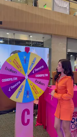 Had fun at the 1st @cosmopolitanph Social Shopping Playground 🛍️ Post and you’ll get products for FREE! Watch out for more 🍵 at Cosmo.ph  #katecaber #cosmosocialshoppingplayground #cssp2025 