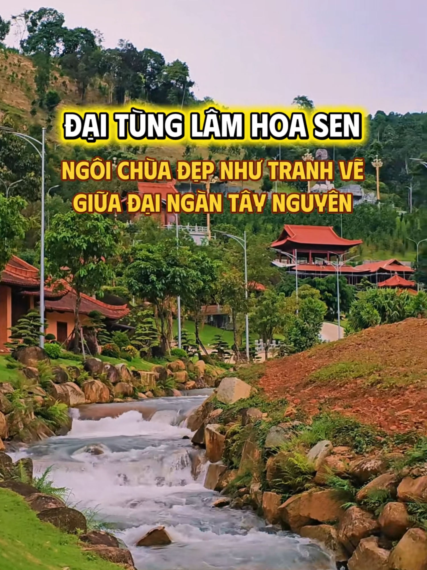 Ngôi chùa đẹp như tranh vẽ nhưng ít ai biết dến ở Lâm Đồng! Bạn đã đến bao giờ chưa? #ReviewTemple #phatgiaovietnam #lamdong #hoasen #binhyen #chuadep