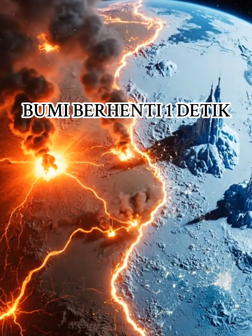 Bagaimana jika Bumi tiba-tiba berhenti berputar? Dalam satu detik… segalanya akan berubah. Tapi… apa yang membuatnya berhenti? Alam, atau sesuatu yang lebih besar? 🌍⚡ #konspirasi #AI #fyp #misteri #kiamatsudahdekat 