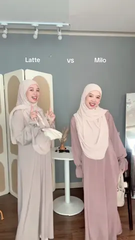 Lebih suka warna Latte atau Milo nih bestie?🥶 #noyadress #gamis #dressmuslimah 