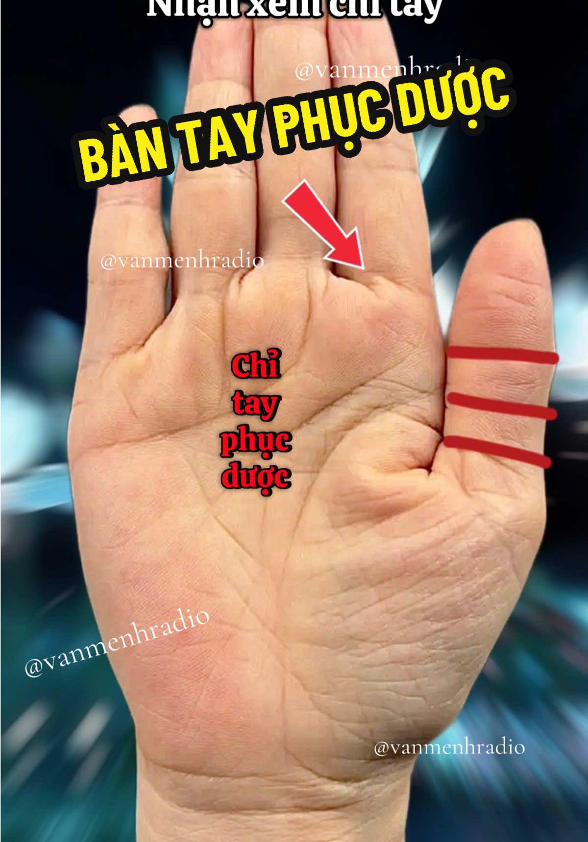 Hãy xem trên tay bạn có không nhé ! #vậnmệnhradio #xemchitayonline #LearnOnTikTok #xemboi #boichitay 