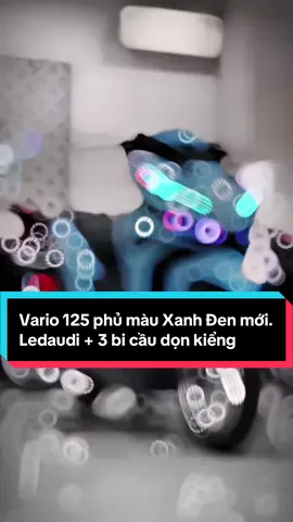 Vario 125 màu Xanh Đen. Ledaudi + 3 bi cầu. Góp từ 3🍠 #honda #vario #vario125 #xedovietnam #cuchi 
