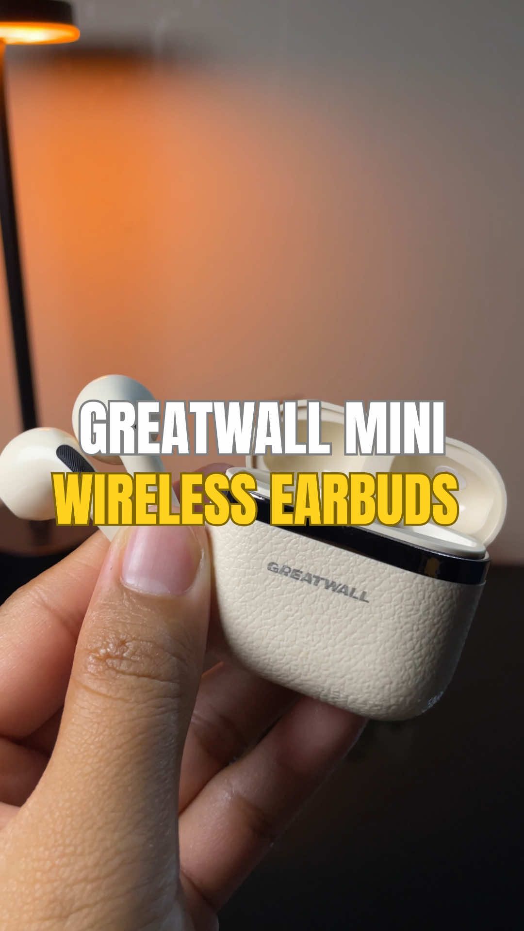 Wireless earbuds,Ganda ng Quality Sound, may noise cancellation, maganda pa pwede sa game at hindi masakit sa tenga kahit matagal na. #wirelessearbuds #earbudswireless #greatwall #earbuds 