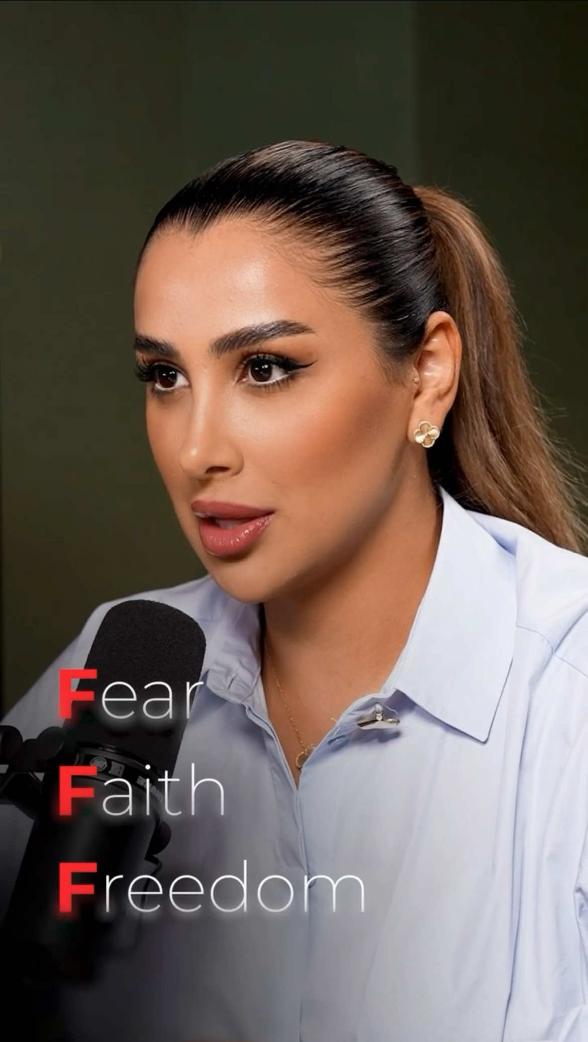 Fear. Faith. Freedom. 🤍  That's the order. Fear means you're close to something bigger. Faith is moving when it doesn't make sense yet. And freedom, that's what waits on the other side. #honiakader #pourtoii #fyp #viral 