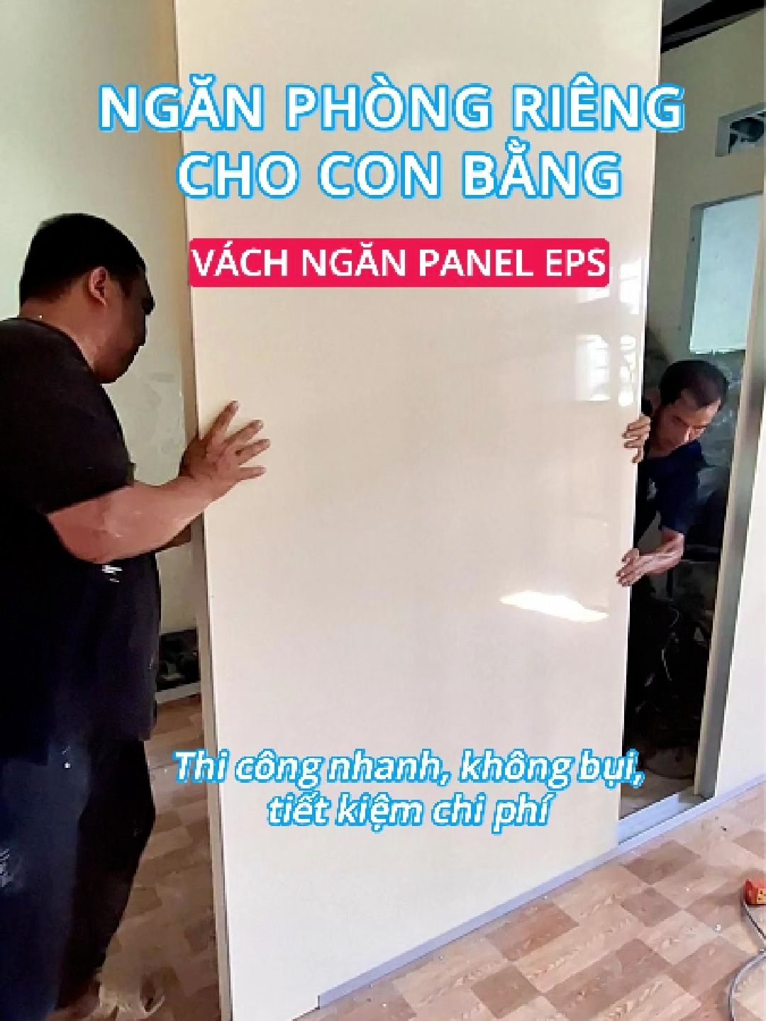 Ngăn phòng cho con cái vừa nhanh, đẹp, tiết kiệm chi phí #panelthinhphatcantho #tampanelcachnhiet #paneleps #panel