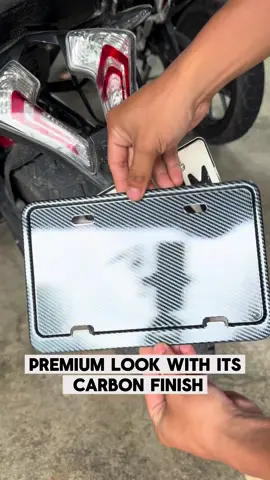 Iwas yupi at dagdag porma sa motor 😉 #AluminiumAlloyPlateCover #PlateCover #PlateNumberCover #PlateNumberProtector 