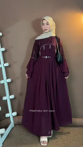 Dress cantik mewah 😍❤️ #dress #dresslebaran #dresskondangan 