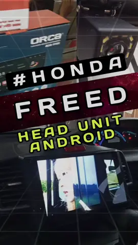 pemasangan head unit android honda freed layar 9inch merk orca komplit dengan frame pnp+camera atret hd bikin kaya fitur & anti lemot harga mumer istimiwir di T2 CAR AUDIO SURABAYA 😊✌✌✌ #headunitandroid #orca #hondafreed 