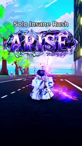Solo Insane Boss Rush - Arise Crossover .  .  .  .  #contentcreator #arisecrossover #roblox #indonesia🇮🇩 #4u 