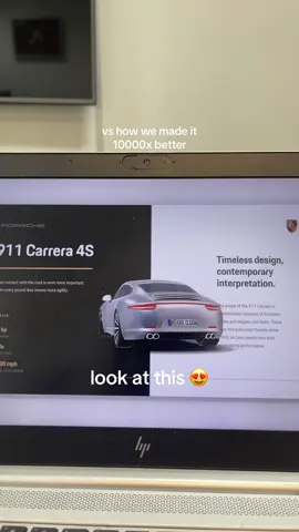 please stay until the end to see the better version of her presentation 🤞🏼😁 // #presentation #porsche #work #blackboxAI #university 