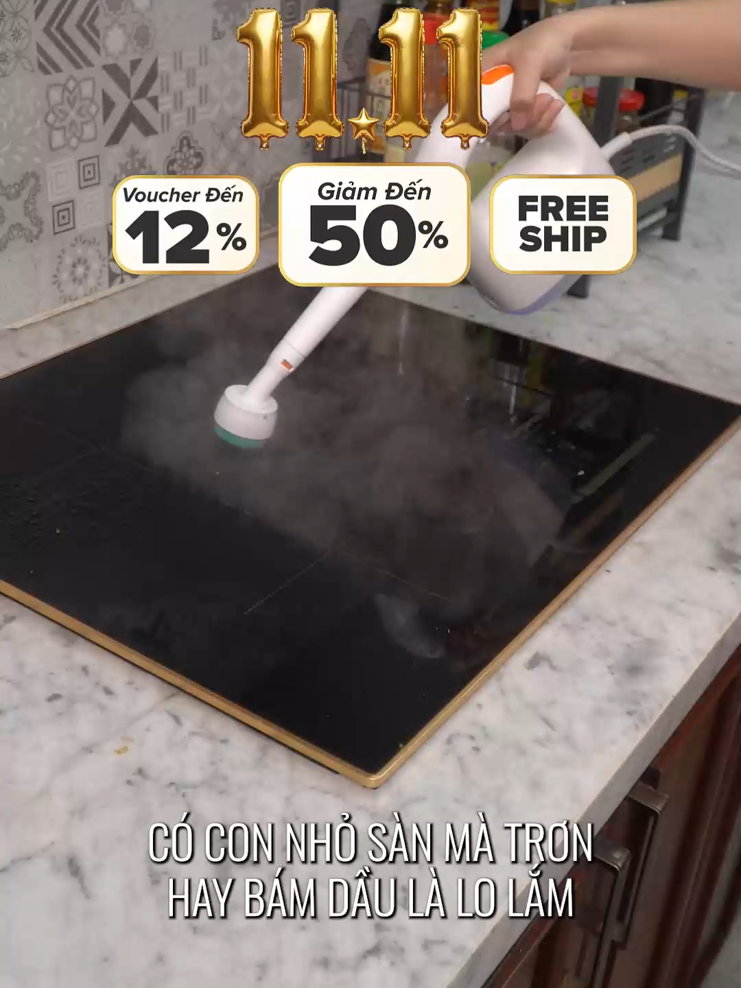 Dọn bếp, rửa kính, vệ sinh nhà tắm – chỉ cần 1 máy 💧 ZQ01 đa năng, tiện dụng, sạch sâu từng ngóc ngách! #mayvesinhhoinuocnong #IPX4 #6dauchoidanang #deermazq01 #deermavietnam #deermapremium #deermadaily