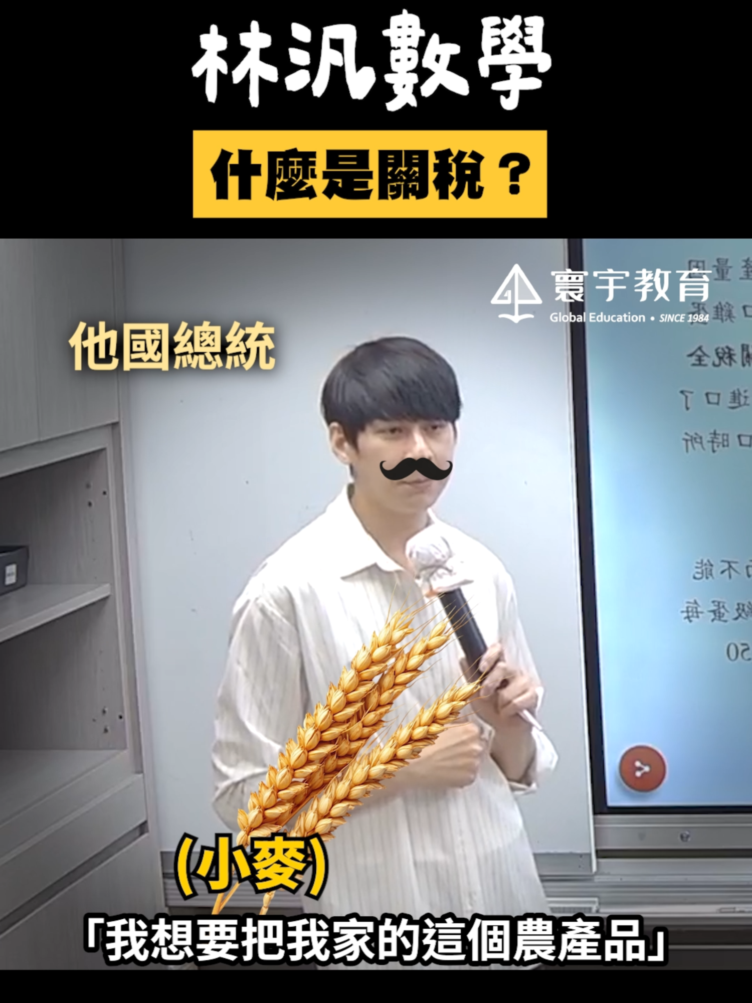 簡單告訴你關稅的基本運行機制~  (深入的就要去看金融科普影片了🤔)  #這堂課有料 #補習班日常 #林汎 #老師 #數學 #補習班 #國中 #教學 #reels