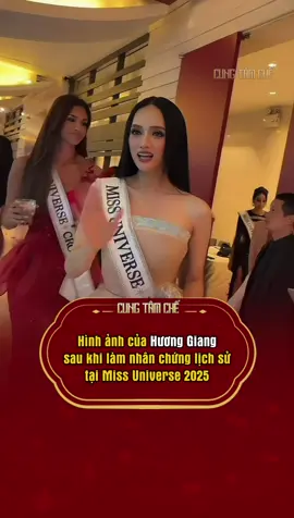 Đẹp và slay quá luôn #cungtamche #huonggiang #hoahauhuonggiang #missuniverse #missuniversevietnam 