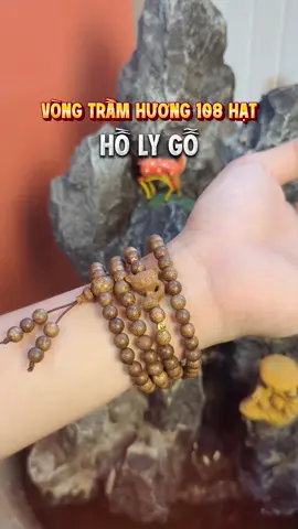 Vòng tay trầm hương chuỗi tràng 108 hạt mix hồ ly gỗ - Trầm Hương Mộc Hoả Sơn #tramhuongmochoason #agarwood #vongtramhuong #tramhuong #vongtaytramhuong 