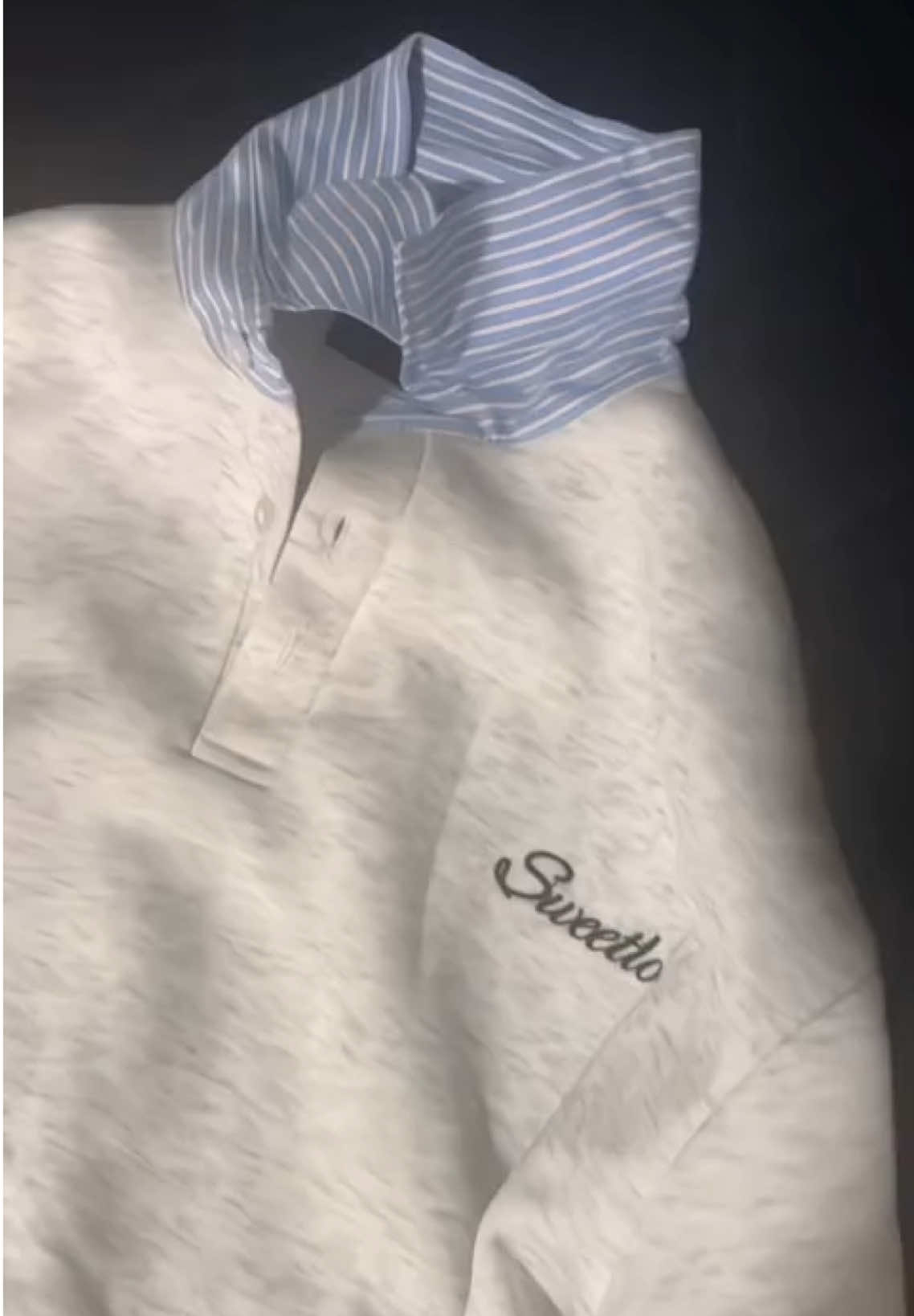 Áo sweater phối sơ mi dài tay #aosweater #aonamnu #aolen #aothudong #xuhuongtiktok 