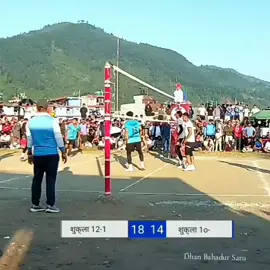 SARU VOLLEYBALL VIBES - NEPALI VOLLEYBALL BADSHAH KING SANJU BIKRAM SHAH।।।। WHAT A BOOM SPIKE।।। #fyp #keepsupporting🙏 #volleyballlover #mityalmusar🦋 #dhanbahadursaru 