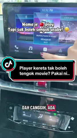 Masa Baru beli kereta “oh bestnya Boleh la anak2 tengok utube dlm kereta” sekaliiiiii 🤣 Nasib ada carlinkit ni..  #carlinkit #androidplayer #androidplayermurah #alza2022 #barangkereta 