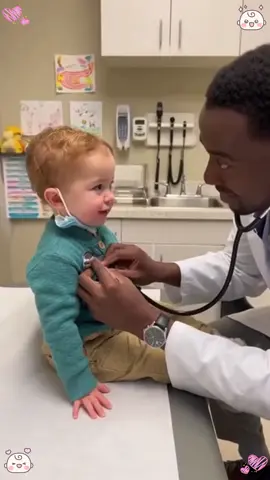 Baby Makes a Joke With The Doctor Their Reactions are Priceless 😂♥️ #baby #cute #cutebaby #viral #usa🇺🇸 