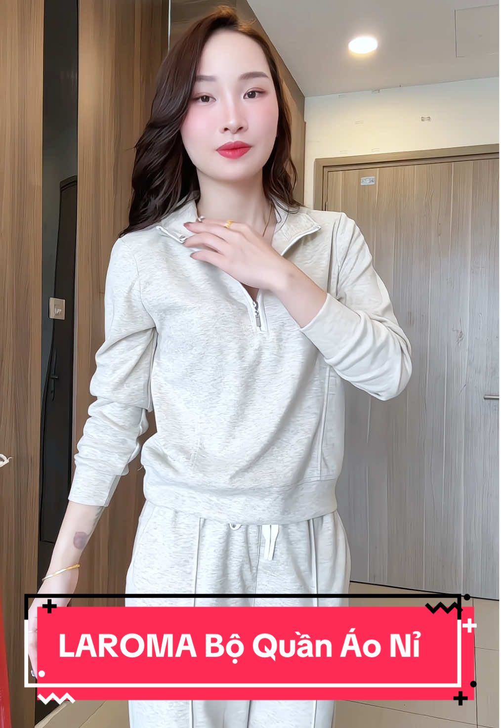 LAROMA Bộ Quần Áo Nỉ Lông Cừu cao cấp cho các bà đây #changne1999 #bodothudong #bonicaocap #laroma 