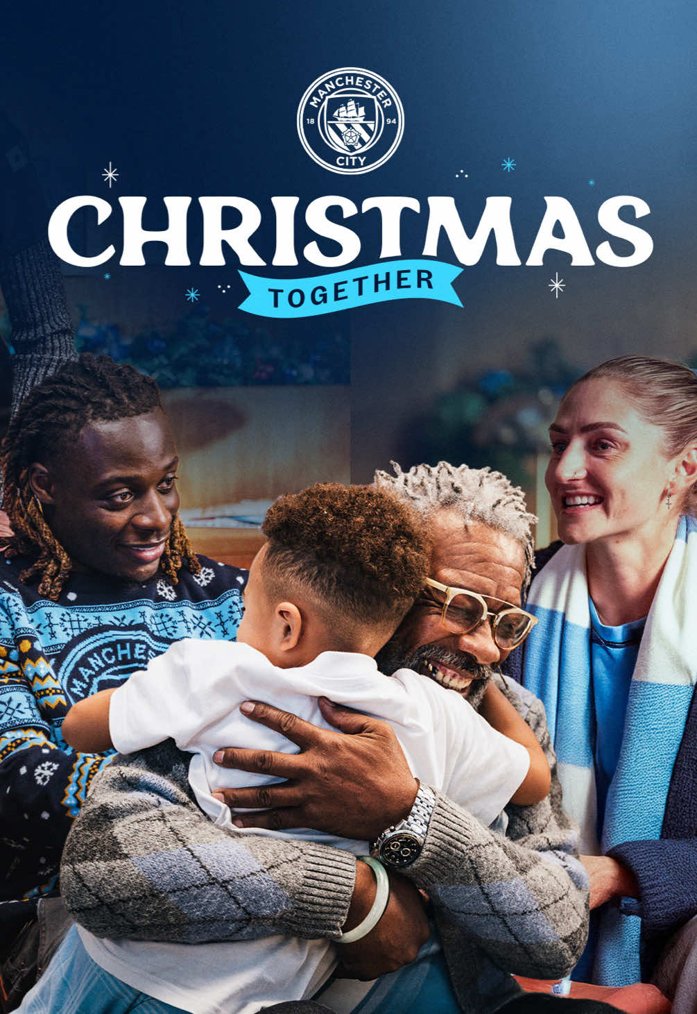 Bringing our community of players and fans closer to share the joy of Christmas, Together 🎄 This Christmas, team up with @City in the Community to support young patients at the Royal Manchester Children's Hospital 🩵