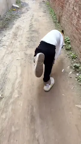 The dog was wearing clothes for the first time and ran quite fast😂😂#dog #funnydog #pet #doglover #foryoupage❤️❤️ 