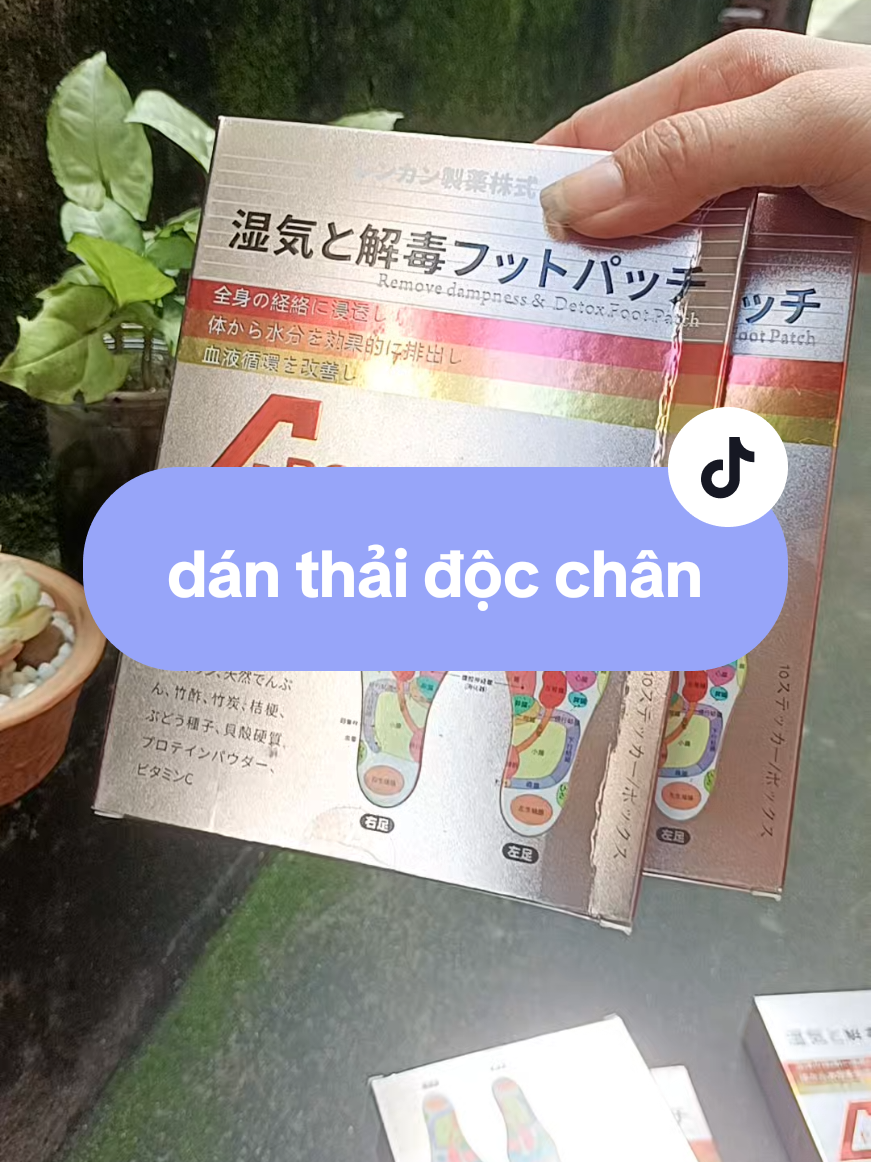 dán thải độc bàn chân #danthaidocchan #danthaidocngaicuu 