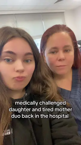 A&E wait times mean making tiktoks of course! #chronicillness #hospital #nhs #motherdaughter #healthcare 