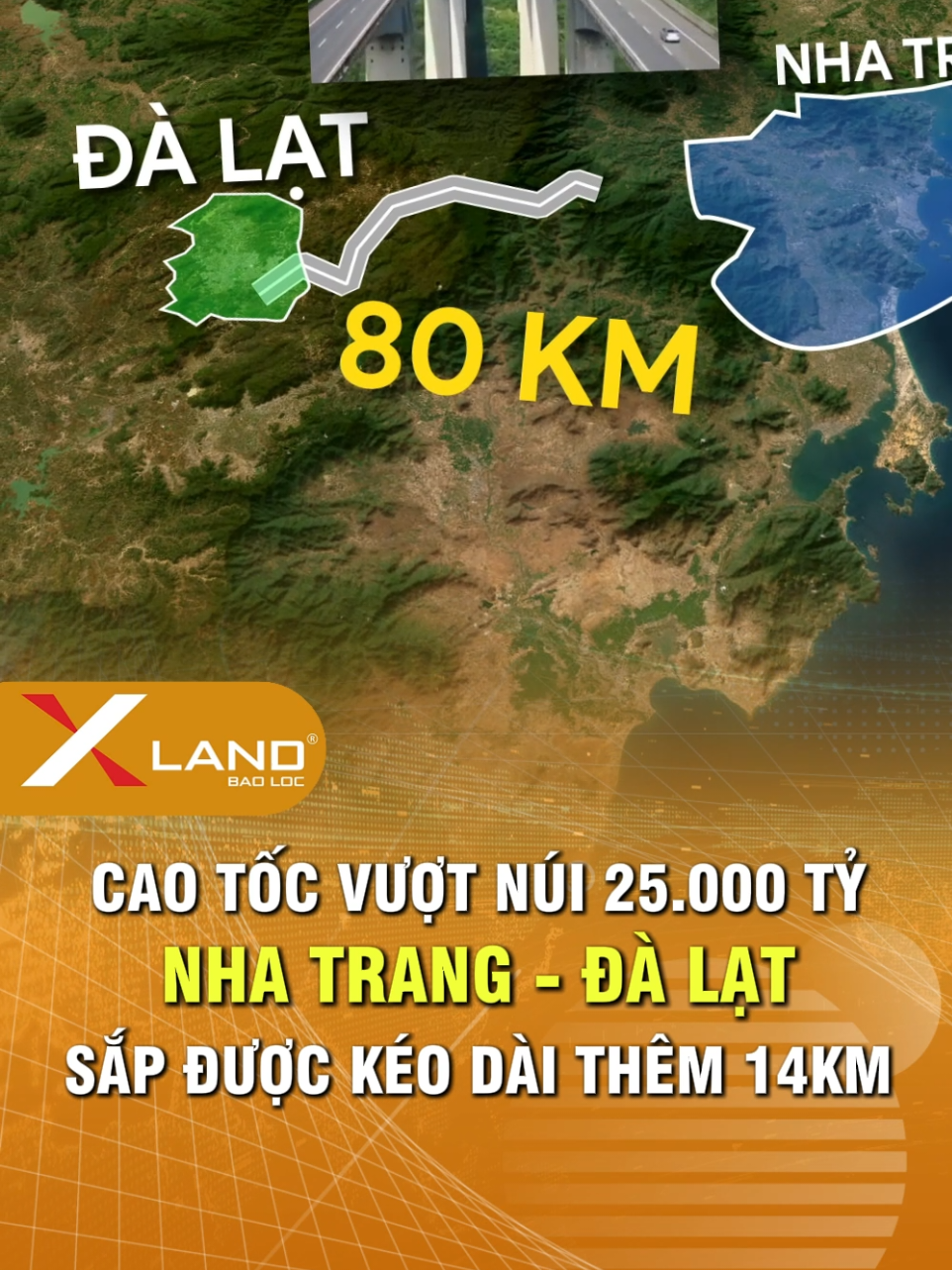 Cao tốc vượt núi 25.000 tỷ Nha Trang - Đà Lạt sắp được kéo dài thêm 14km... #xland #lamdong #xuhuong #tintuc #caotoc 
