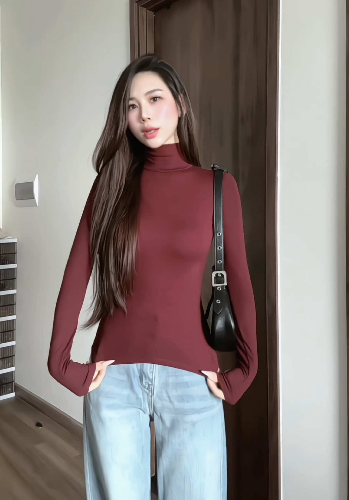 Chân ái áo giữ nhiệt cho ce cao hoặc lưng dài đây, form dài k sợ ngắn nhé #review #thoitrang 