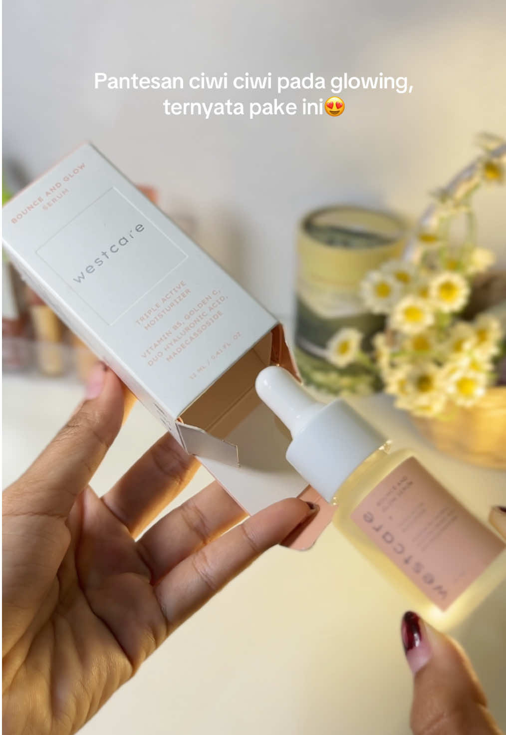 Wajib pake ini sih biar glowing😍 #fyp #westcare #glowserum #glowing 