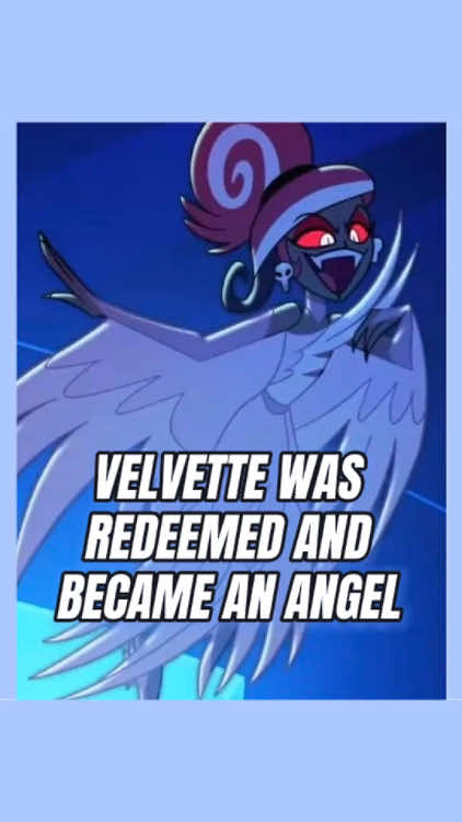 Why is Velvette the only one in The Vees wearing the angel outfit#fyp #hazbinhoteledit #animation #cartoon #velvette 