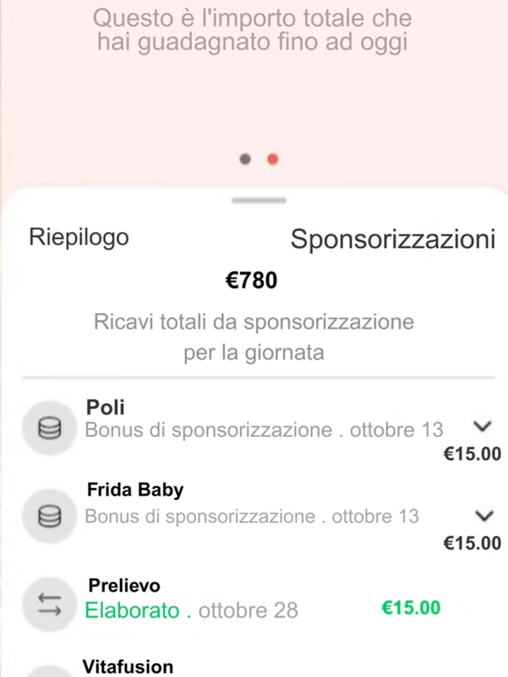 Guadagna una commissione guardando il video.