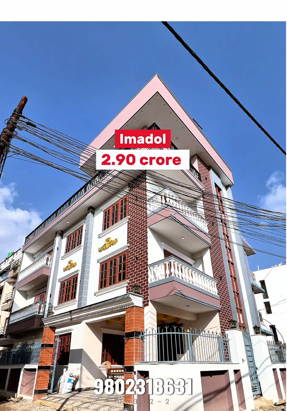 Beautiful house for sale in tikathali, tin aanaa 2 poisa 2 daam only in 2.90 crore with slightly Negossible, more details contact us:-9802318631#viraltiktok #viralvideos #imadol #millionviews #trendingsong 