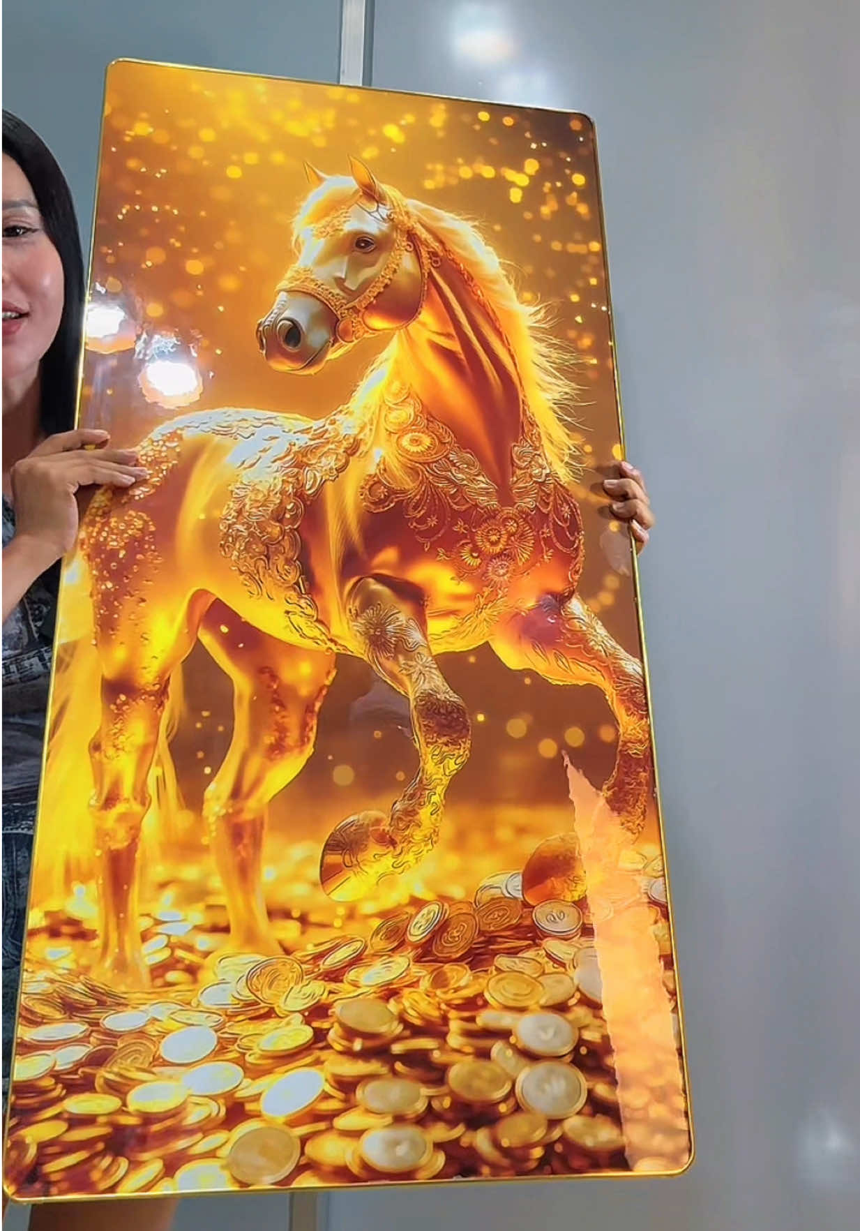 Tranh 12con giáp tráng gương tài lộc phong thuỷ năm 2026#tranh #tranhtreotuong #12congiap #tet #xuhuong 