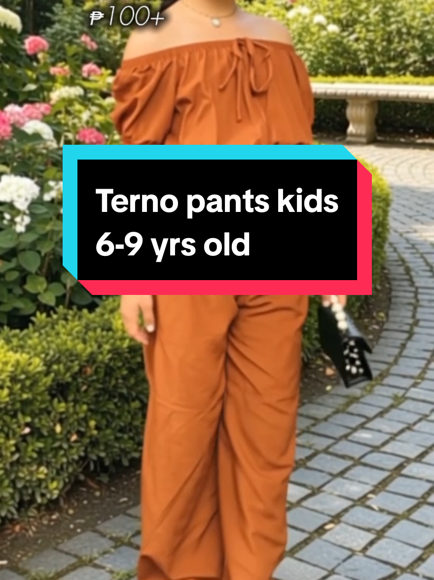 Kids terno pants 6-9 yrs old #terno #ternopants #forkids #trending 