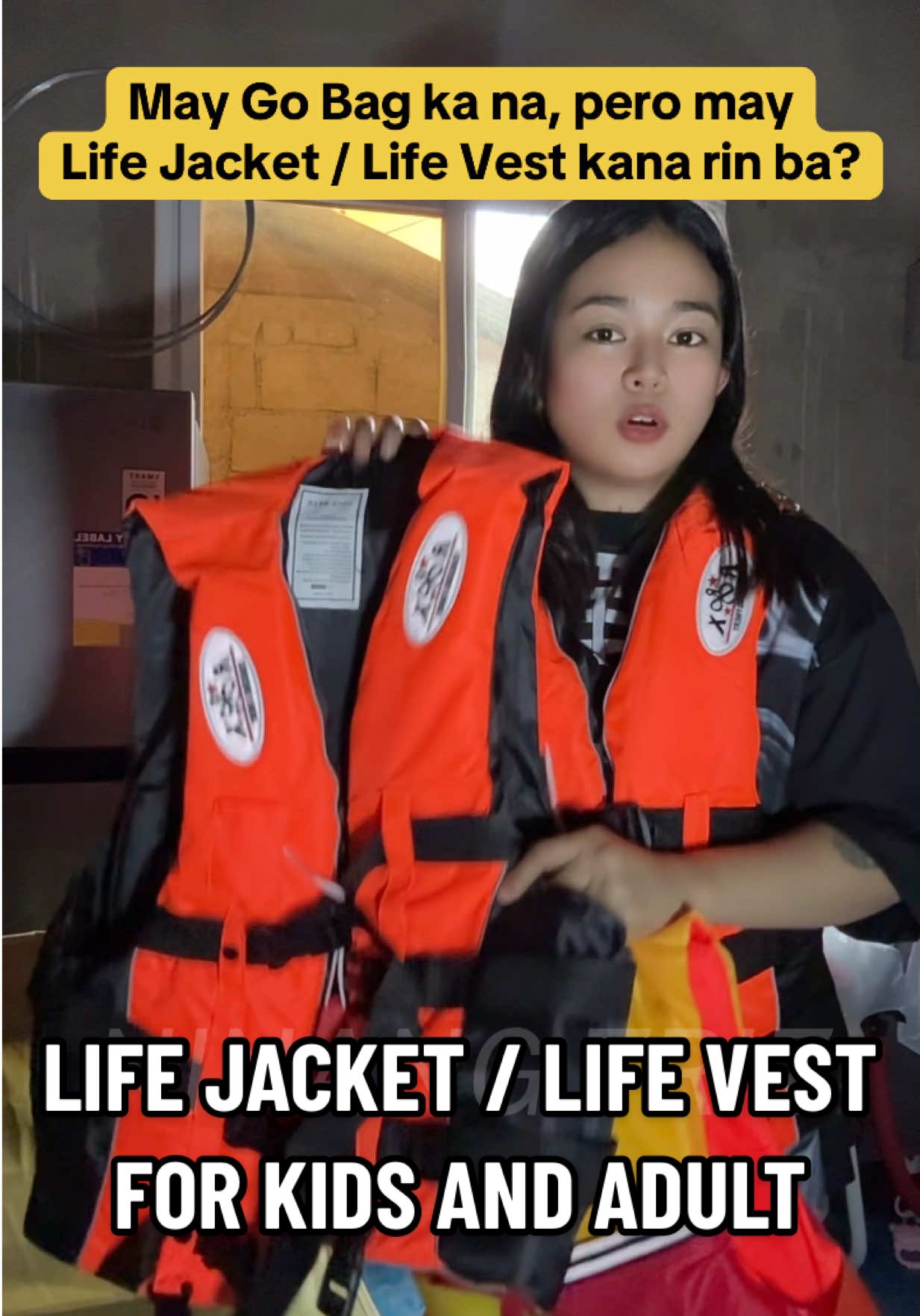 gaano ka ka-ready kapag kay emergency? pls don't forget na importante rin ang life jacket / life vest 🙂 #lifejacket #lifevest #reflectorizedvest #salbabida #gobag 