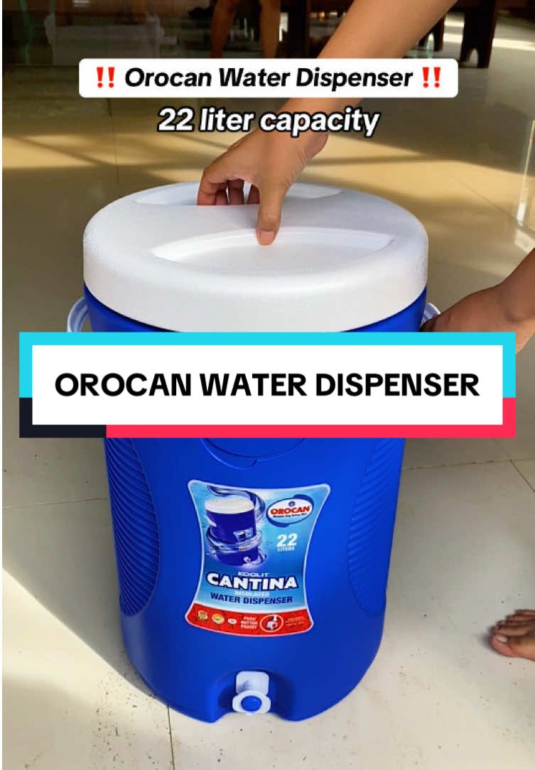 Subok na talaga basta Orocan Water Dispenser tapos 22 liters na ang capacity #orocaninsulatedwaterdispenser #orocanwaterdispenser #orocan #orocanwaterdispenser22liters 