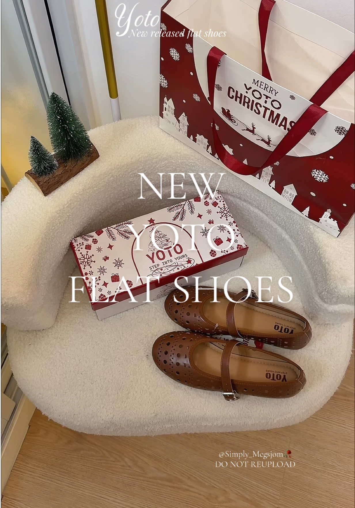 ackkkkk, so pretty perfect pang gift 🎁 #flatshoes #fyp #yotoshoes #christmasgift #sandalsforwomen 