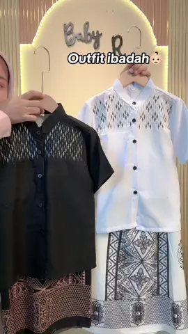 Setelan sarung,koko dan peci anak