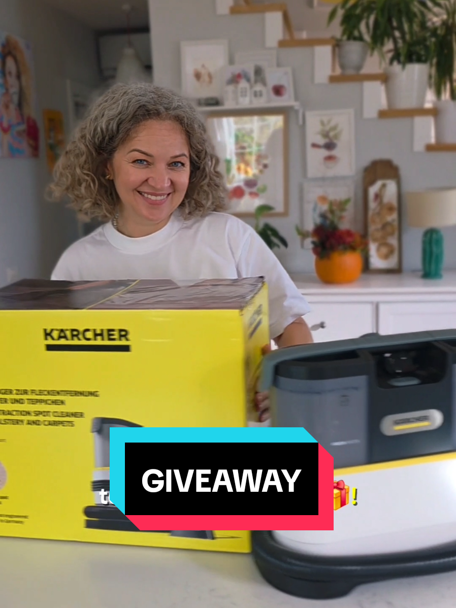 GIVEAWAY 🥳 Un astfel de aparat @karcher.romania poate fi al vostru 👇 Înscrierile se fac DOAR PE INSTAGRAM, găsiți link în BIO