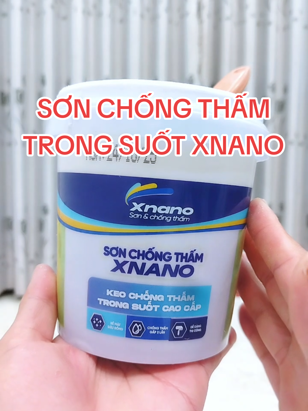 SƠN CHỐNG THẤM TRONG SUỐT XNANO  #phamlocdogiadung #keochongthamtrongsuotxnano #keochongthamtrongsuot #sonchongtham #sonxnano 