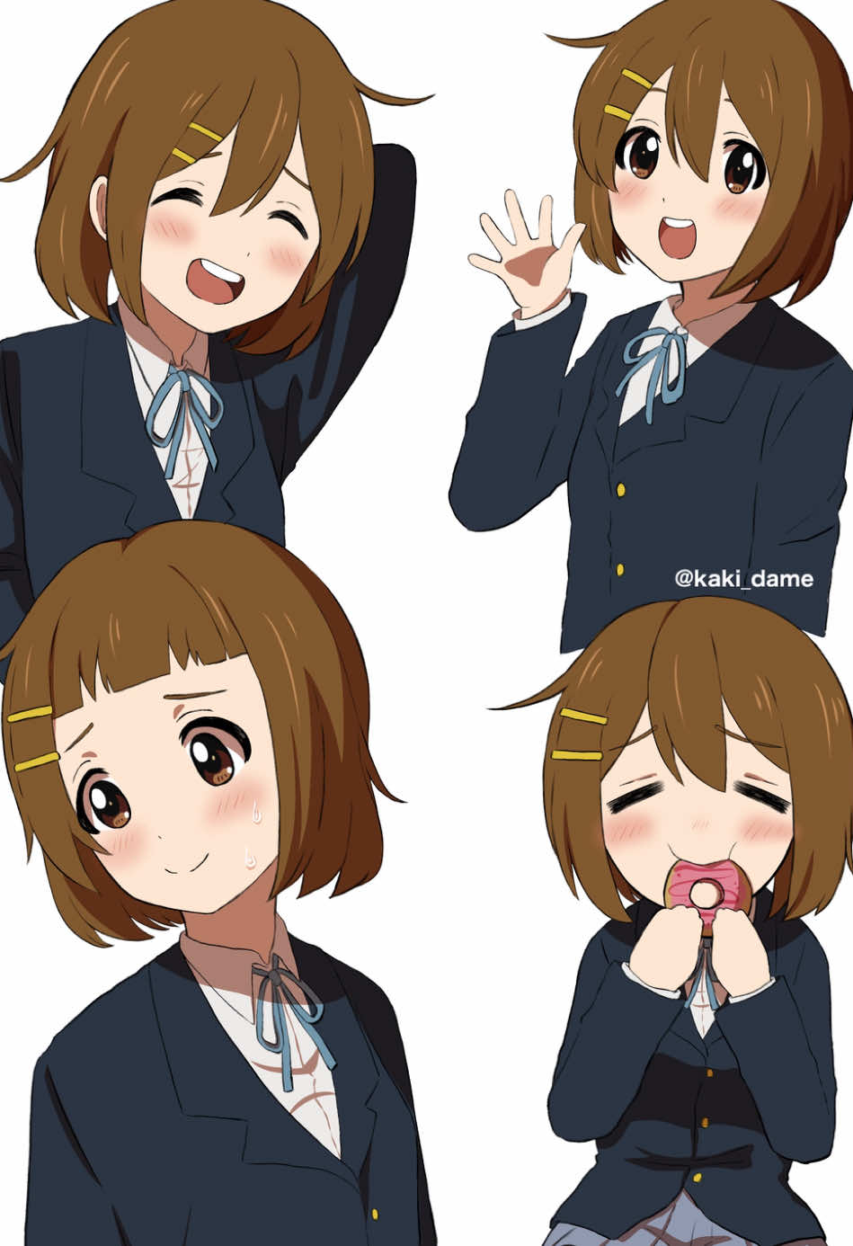 平沢唯⸜❤︎⸝‍ #けいおん #イラストメイキング #drawing #anime #fyp