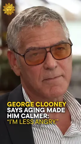 Aging has made #GeorgeClooney calmer and “less angry,” he told Seth Doane — and it has translated into a loving relationship with his wife, Amal, with whom he has never had a fight. #aging 