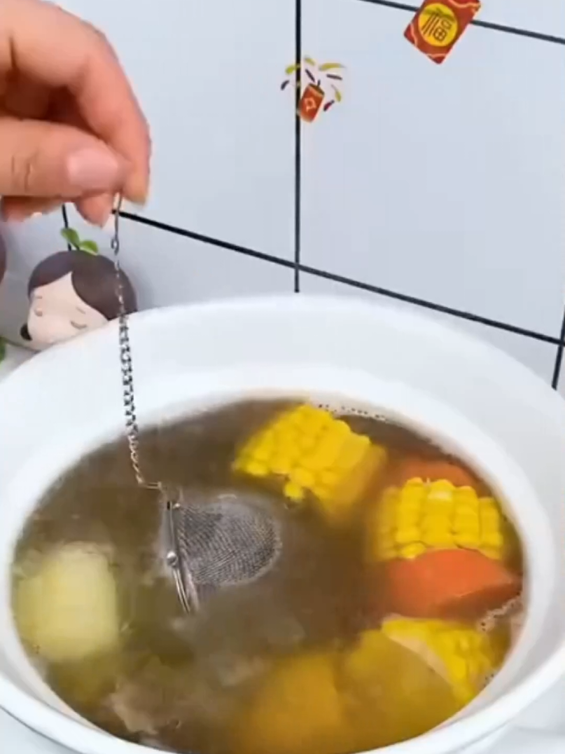 Gia vị gói gọn, nước dùng trọn vị – Thêm tinh tế, thêm an toàn với bóng lọc inox Combo 3 cái chỉ 49k #bonggiavi #locgiavi #loctra #bonglocgiavi #tienich  