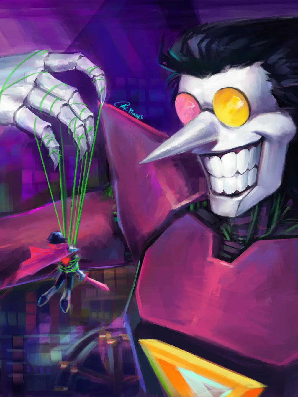 Latest sketches from the magma #deltarune #spamton #spamtonNEO #spamtondeltarune #magma 