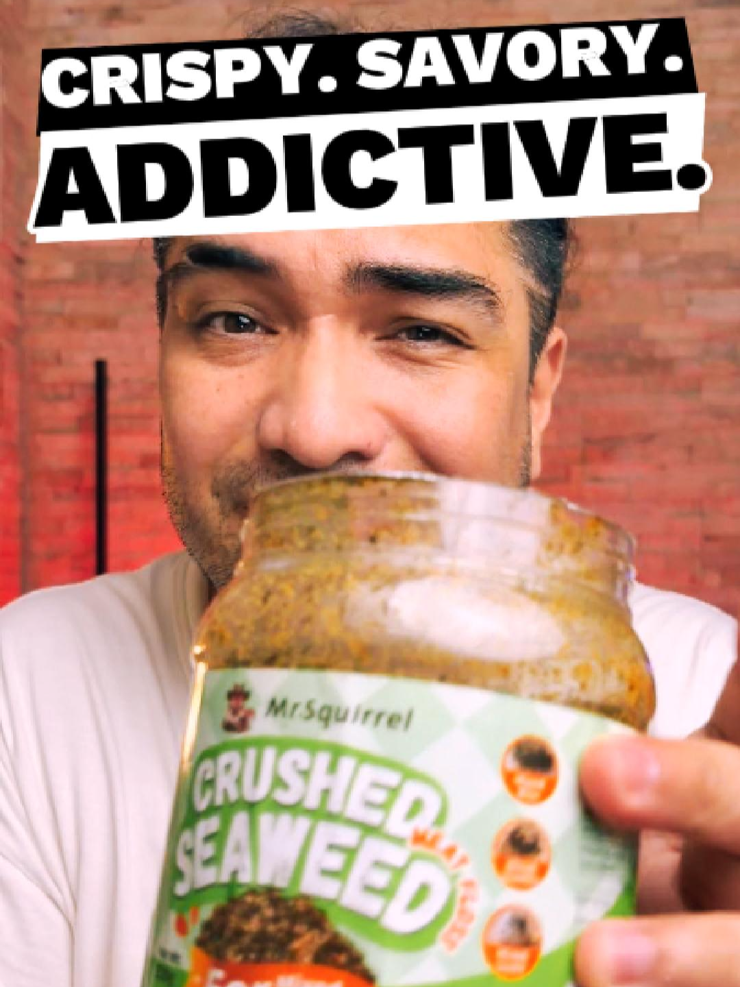 Crispy, savory, and oh-so-addictive! 😋 Try Mr. Squirrel Sandwich Seaweed — made with real sesame flavor and crushed seaweed flakes perfect for rice, snacks, or side dishes. Each bite is crunchy, flavorful, and full of umami goodness! Great for kids, students, and seaweed lovers alike. #SeaweedSnackPH #HealthySnacks #KoreanSnackVibes #MrSquirrelSeaweed #CrunchyBites