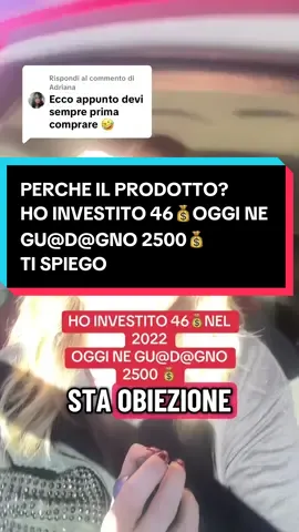 Risposta a @Adriana PERCHÉ HO COMPRATO? #cercolavoro#investimentointeligente#lavoraredivertendosi#lavorodeldomani#lavoraredacasasipuò 